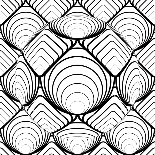 Abstracto Patrón Sin Costura Textura Fondo Ilustración — Vector de stock