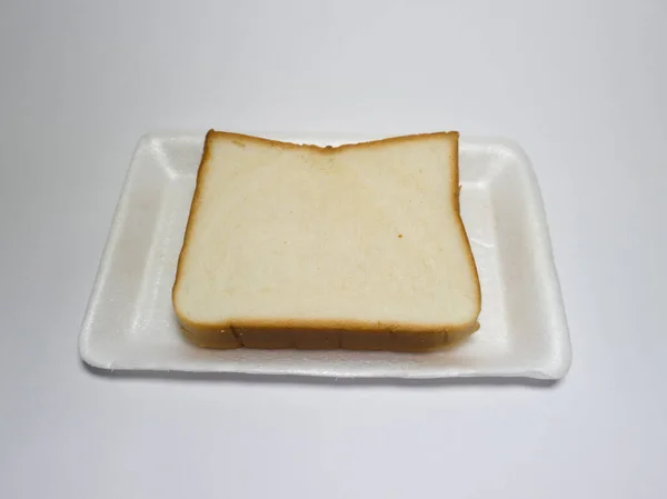 Brot Aus Mehl Und Anderen Zutaten Einem Weißen Behälter — Stockfoto