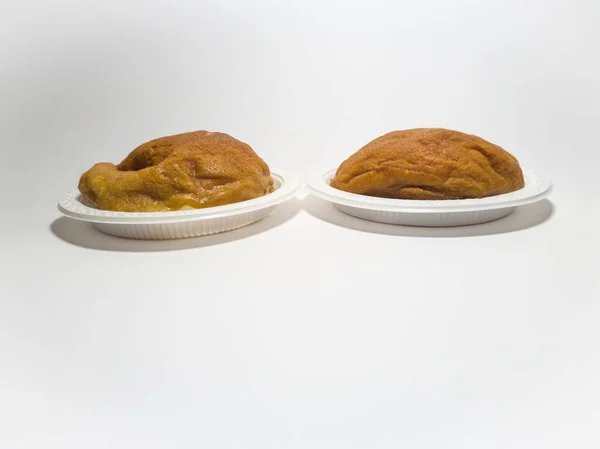 Brązowy Chleb Zawiera Słodkie Masło Czekoladę — Zdjęcie stockowe
