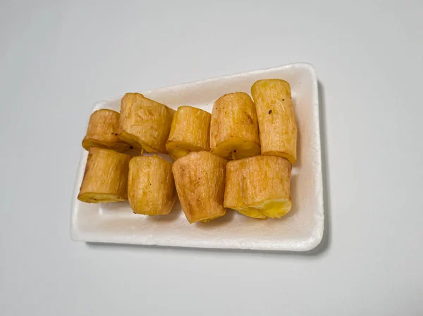 Food Village Which Fried Cassava Crunchy Tasty — Stockfoto