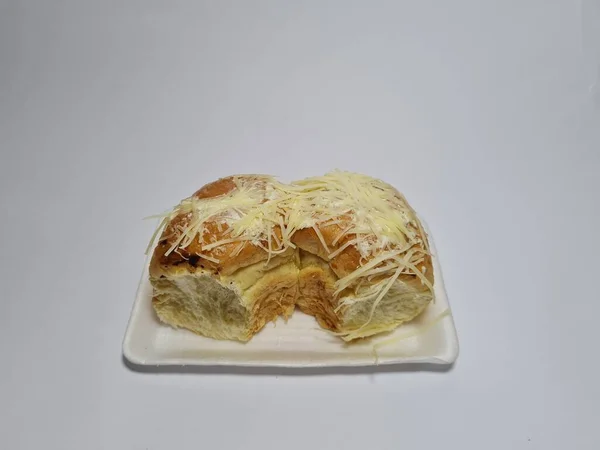 Bread Delicious Grated Cheese — 스톡 사진