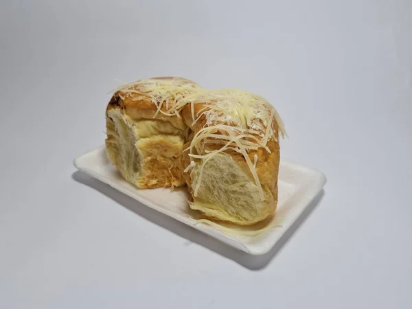 Bread Delicious Grated Cheese — Stockfoto
