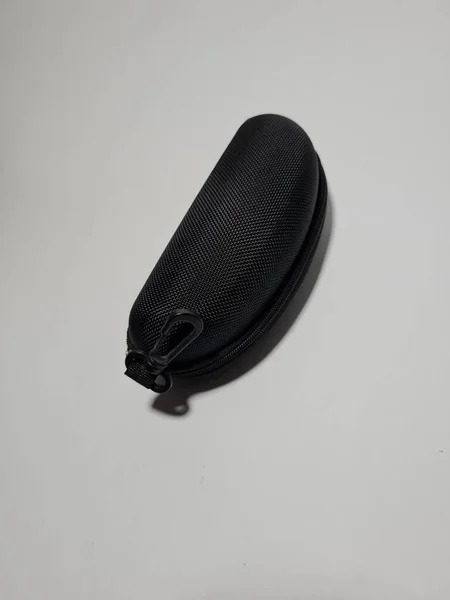 Black Eyeglass Holder Made Cloth Plastic — Photo