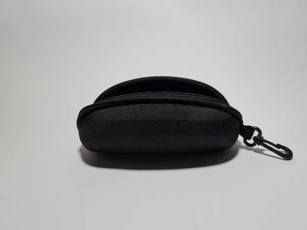 Black Eyeglass Holder Made Cloth Plastic — Photo