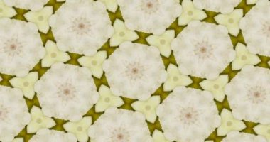 Güzel doku kaleydoskopik tasarım, soyut kaleydoskop arkaplan, eşsiz kaleydoskop animasyonu.