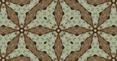 Güzel doku kaleydoskopik tasarım, soyut kaleydoskop arkaplan, eşsiz kaleydoskop animasyonu.