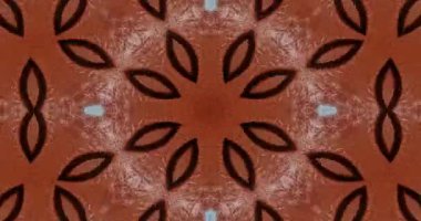 Güzel doku kaleydoskopik tasarım, soyut kaleydoskop arkaplan, eşsiz kaleydoskop animasyonu.