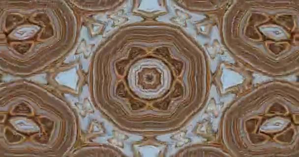 Krásná Textura Kaleidoskopický Design Abstraktní Kaleidoskop Pozadí Unikátní Kaleidoskop Animace — Stock video
