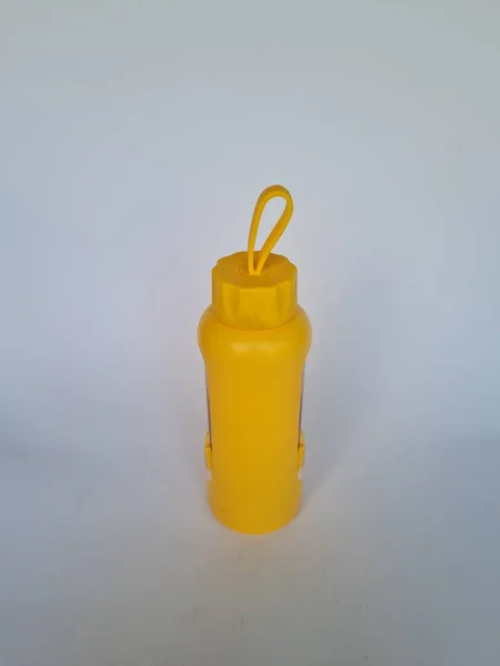 Yellow Drink Holder White Background — Stockfoto