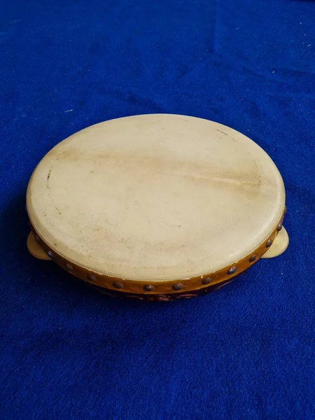 Tambourine Percussion Instrument Accompany Prophet Prayers Muslims — 스톡 사진