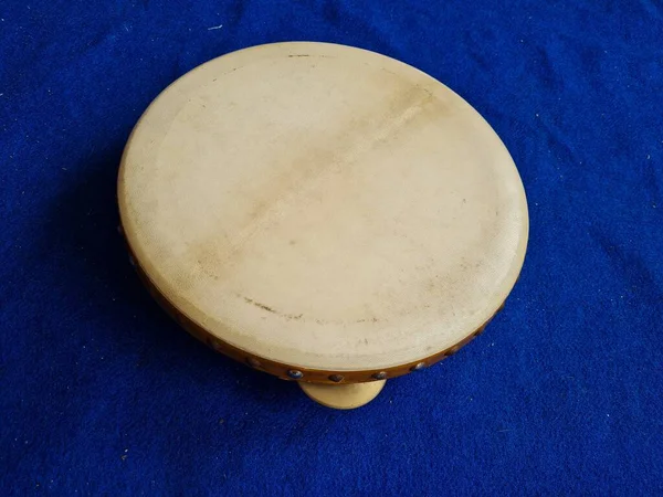 Tambourine Percussion Instrument Accompany Prophet Prayers Muslims — стоковое фото