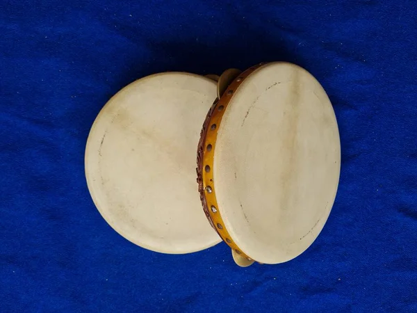 Tambourine Percussion Instrument Accompany Prophet Prayers Muslims — 스톡 사진