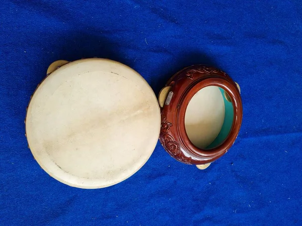 Tambourine Percussion Instrument Accompany Prophet Prayers Muslims — 스톡 사진