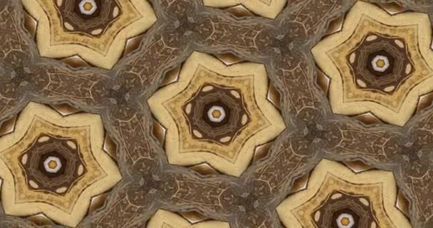 Krásná Textura Kaleidoskopický Design Abstraktní Kaleidoskop Pozadí Unikátní Kaleidoskop Animace — Stock video