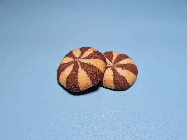 Печиво Смаком Шоколаду Борошна Інших Інгредієнтів — стокове фото