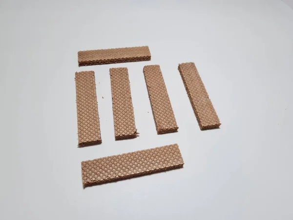 Crunchy Snacks Made Flour Other Ingredients Chocolate Wafers — Foto de Stock