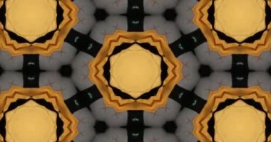 Güzel doku kaleydoskopik tasarım, soyut kaleydoskop arkaplan, eşsiz kaleydoskop animasyonu.