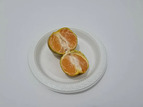 Sweet Citrus Fruit Contains Vitamin — ストック写真