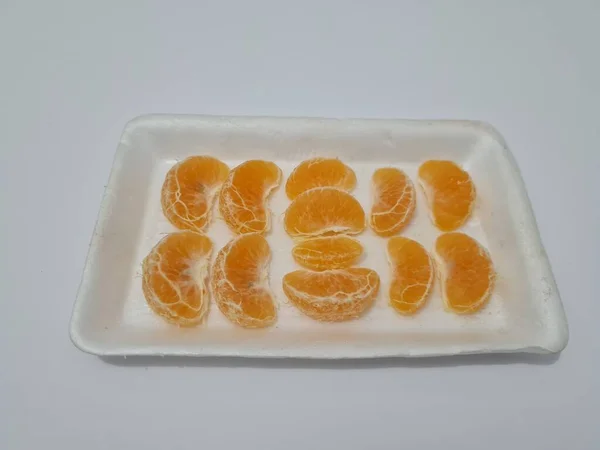 Sweet Citrus Fruit Contains Vitamin — ストック写真