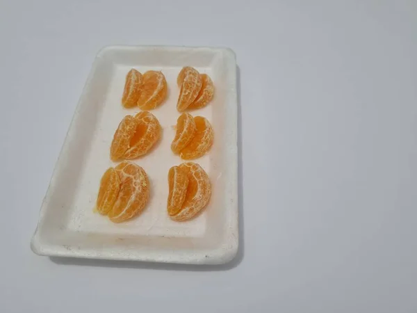 Sweet Citrus Fruit Contains Vitamin — 图库照片