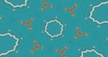 Güzel doku kaleydoskopik tasarım, soyut kaleydoskop arkaplan, eşsiz kaleydoskop animasyonu.