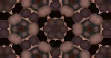 Güzel doku kaleydoskopik tasarım, soyut kaleydoskop arkaplan, eşsiz kaleydoskop animasyonu.