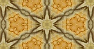 Güzel doku kaleydoskopik tasarım, soyut kaleydoskop arkaplan, eşsiz kaleydoskop animasyonu.