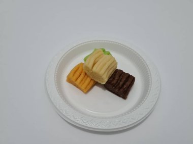 Snacks from Indonesia made from flour and other ingredients, namely getuk cake