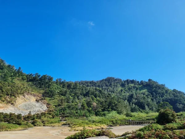 Bela Paisagem Montanhosa Com Céu Azul — Fotografia de Stock