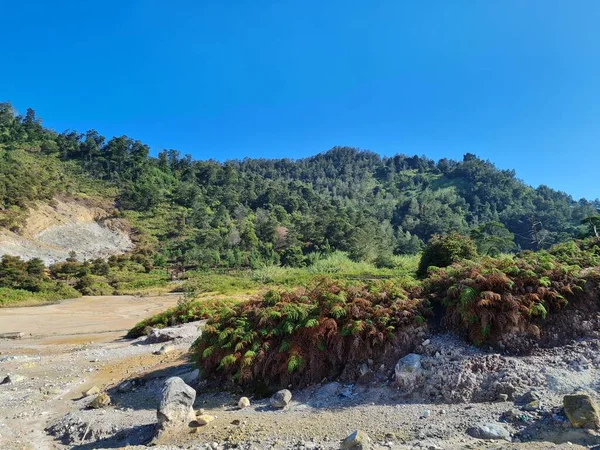 Beau Paysage Montagne Avec Ciel Bleu — Photo