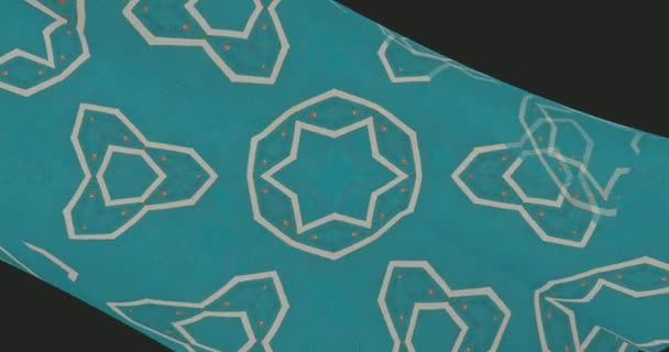 Beautiful Texture Kaleidoscopic Design Abstract Kaleidoscope Backgroun — 图库视频影像