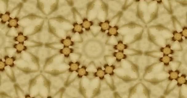 Beautiful Texture Kaleidoscopic Design Abstract Kaleidoscope Backgroun — Stockvideo
