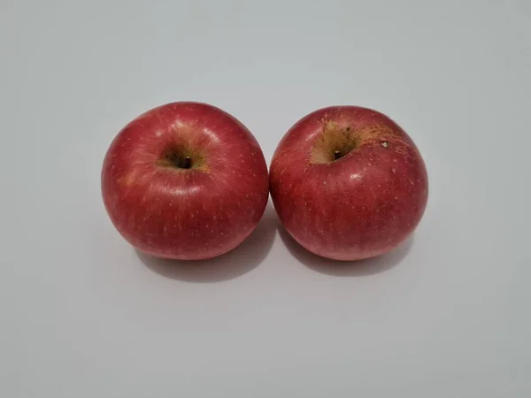 Sweet Red Fresh Apples Can Contain Vitamins Minerals Good Our — Foto de Stock