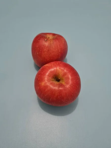 Sweet Red Fresh Apples Can Contain Vitamins Minerals Good Our — 图库照片