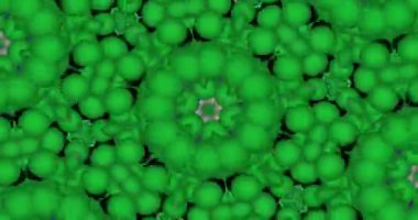 Güzel doku kaleydoskopik tasarım, soyut kaleydoskop arkaplan, eşsiz kaleydoskop animasyonu.