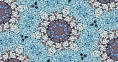 Güzel doku kaleydoskopik tasarım, soyut kaleydoskop arkaplan, eşsiz kaleydoskop animasyonu.