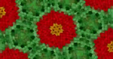 Güzel doku kaleydoskopik tasarım, soyut kaleydoskop arkaplan, eşsiz kaleydoskop animasyonu.