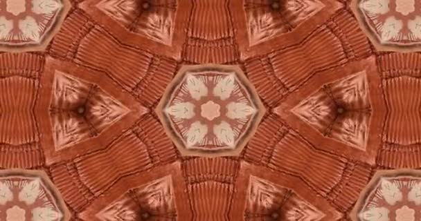 Krásná Textura Kaleidoskopický Design Abstraktní Kaleidoskop Pozadí Unikátní Kaleidoskop Animace — Stock video