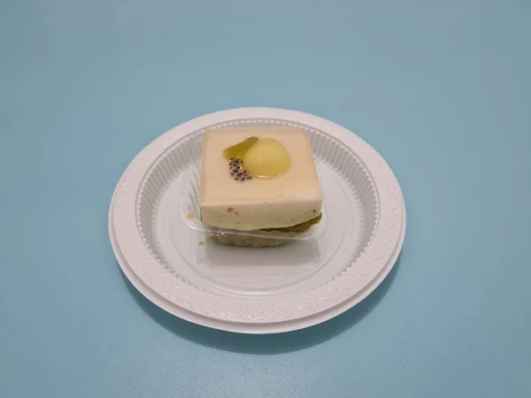面粉和其他配料制成的蛋糕 即白果布丁 — 图库照片