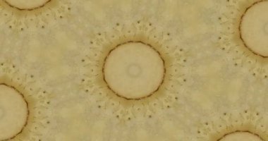 Güzel doku kaleydoskopik tasarım, soyut kaleydoskop arkaplan, eşsiz kaleydoskop animasyonu.