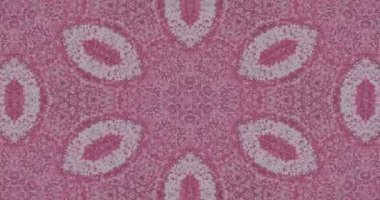 Güzel doku kaleydoskopik tasarım, soyut kaleydoskop arkaplan, eşsiz kaleydoskop animasyonu.