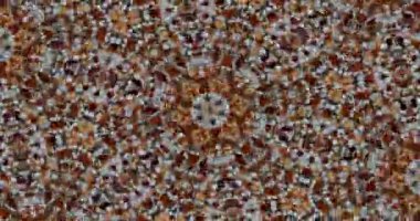 Güzel doku kaleydoskopik tasarım, soyut kaleydoskop arkaplan, eşsiz kaleydoskop animasyonu.