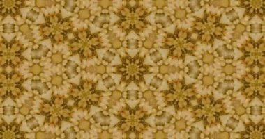 Güzel doku kaleydoskopik tasarım, soyut kaleydoskop arkaplan, eşsiz kaleydoskop animasyonu.