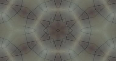 Güzel doku kaleydoskopik tasarım, soyut kaleydoskop arkaplan, eşsiz kaleydoskop animasyonu.