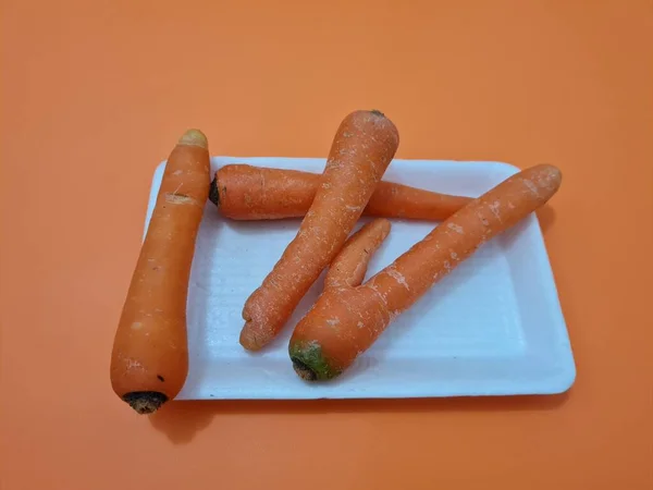 Ingredientes Para Cocinar Pueden Ser Jugados Saber Zanahorias Que Contienen — Foto de Stock