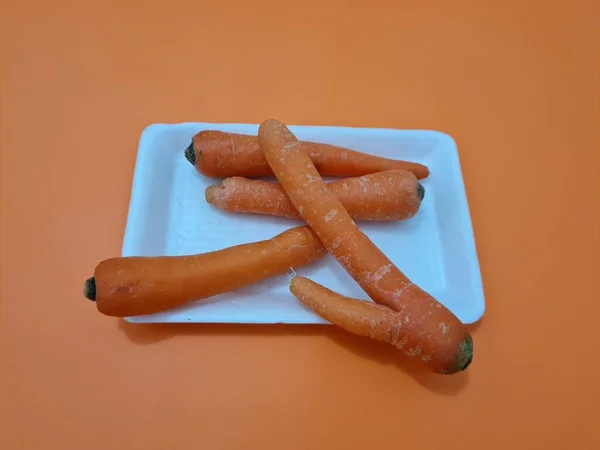 Ingredients Cooking Can Juiced Namely Carrots Which Contain Vitamin — Stock Photo, Image