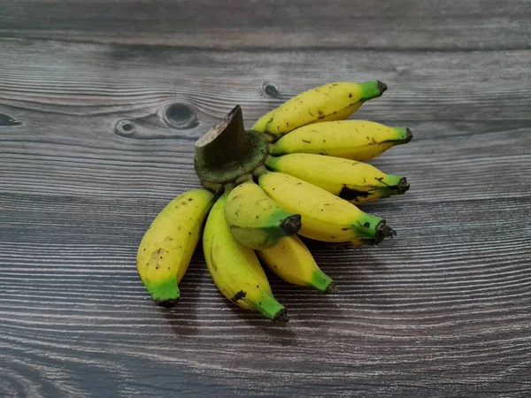 Los Plátanos Leche Que Están Maduros Color Amarillo Son Buenos —  Fotos de Stock