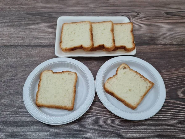 Pão Feito Farinha Outros Ingredientes — Fotografia de Stock