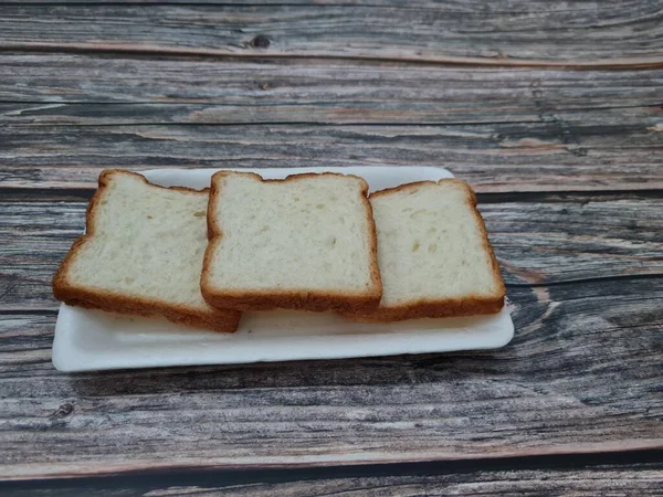 Bröd Mjöl Och Andra Ingredienser — Stockfoto