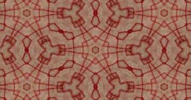 Güzel doku kaleydoskopik tasarım, soyut kaleydoskop arkaplan, eşsiz kaleydoskop animasyonu.